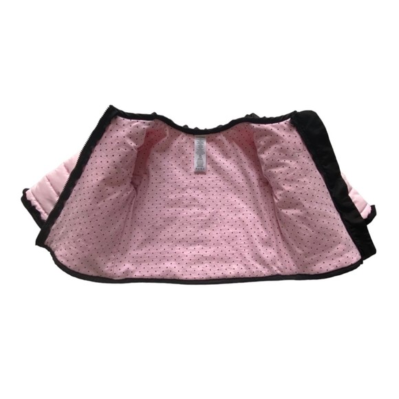 Little Me Pink 12M Baby Girl Coat & Little Lass Flowy Pink Floral Top Tunic 12M - Picture 4 of 12